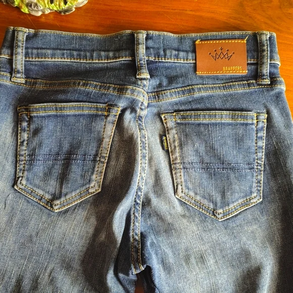 Brappers Skinny Blue Jeans 28 Isko Big John - Picture 6 of 8